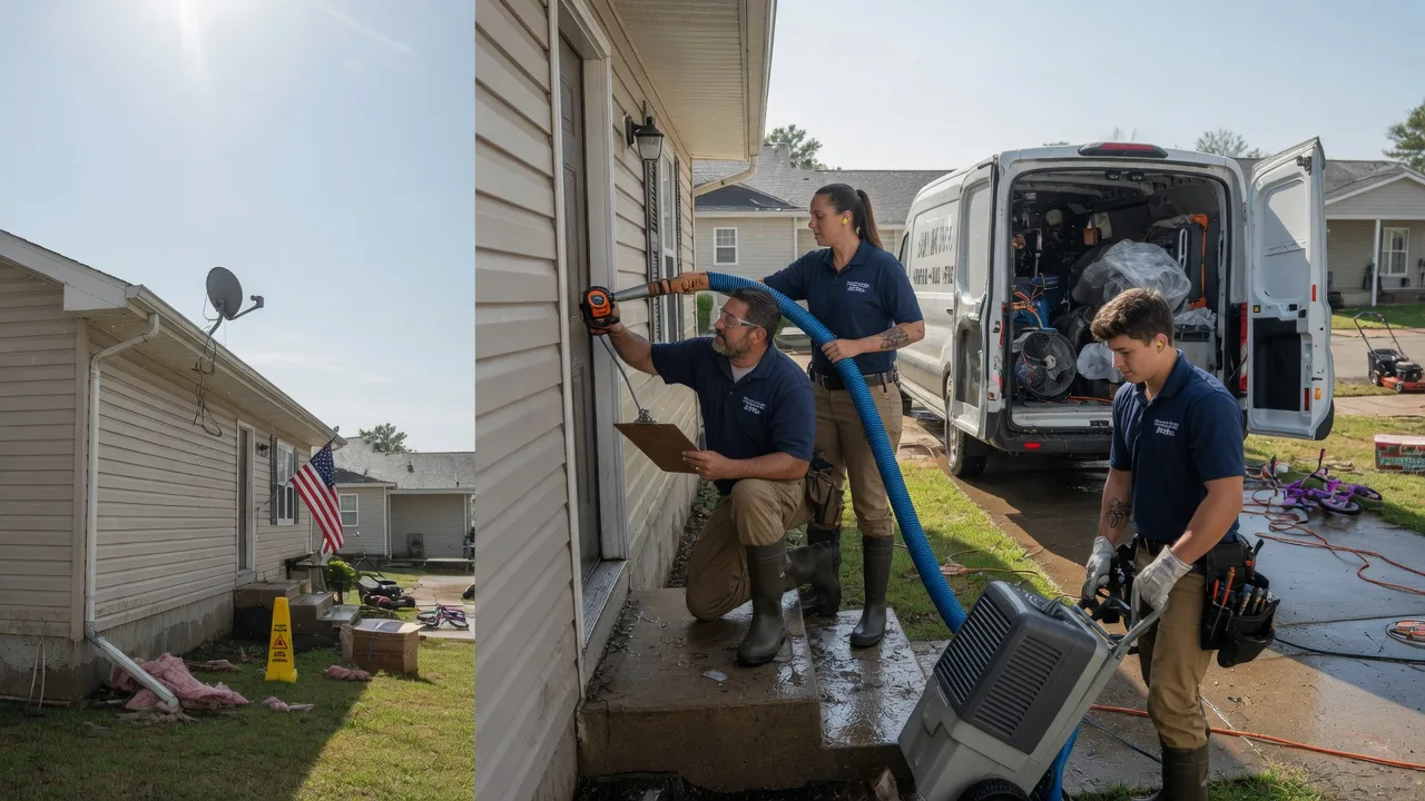 Ceiling Water Damage Restoration in Mandan, ND near me